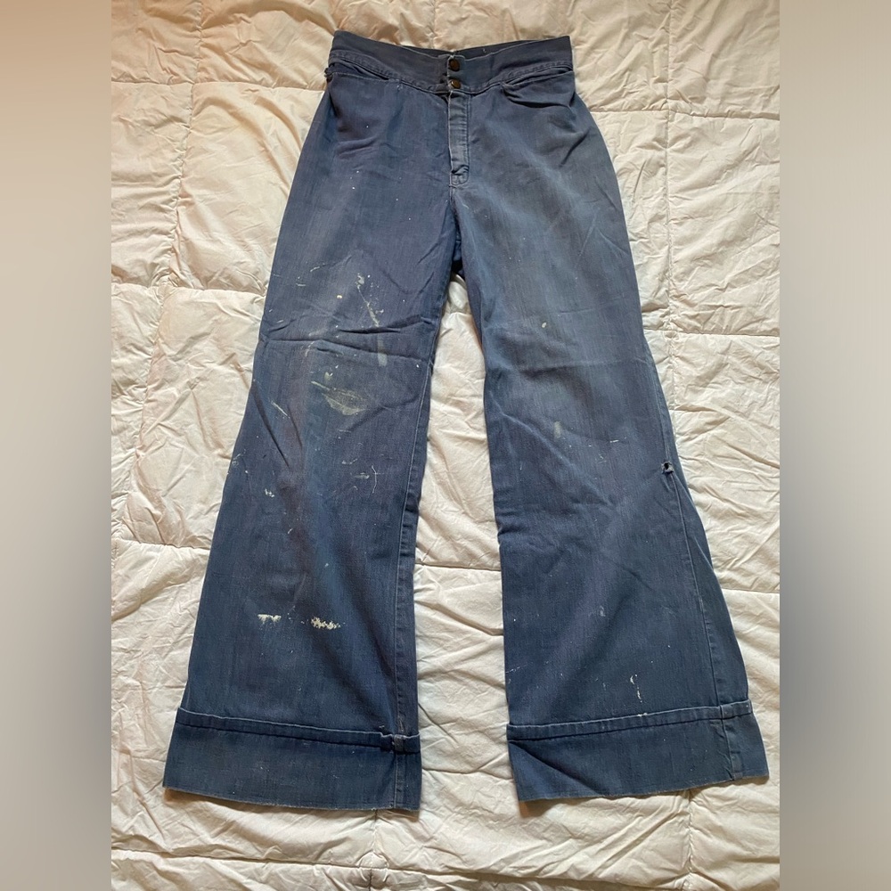 Vintage true 70’s bell bottoms! 27” waist